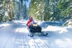 There are companies and trails in our area if you feel like snowmobiling. 